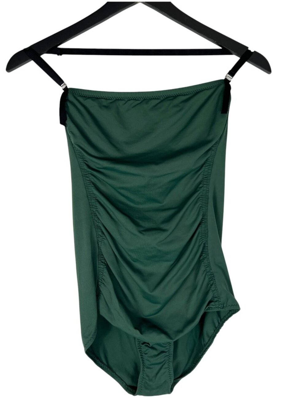 Malia Mills Damsel One Piece Halter Ruched Swimsuit A/B/C/D in Green Size 6